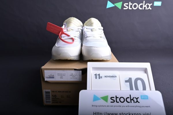 Nike Air Max 90 OFF-WHITE   All White  (Retail Batch) - Image 2