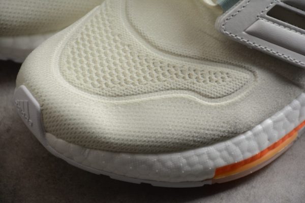 adidas Ultra Boost 22 White Blue Tint Orange GY6227 - Image 3