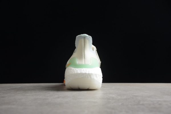 adidas Ultra Boost 22 White Blue Tint Orange GY6227 - Image 5