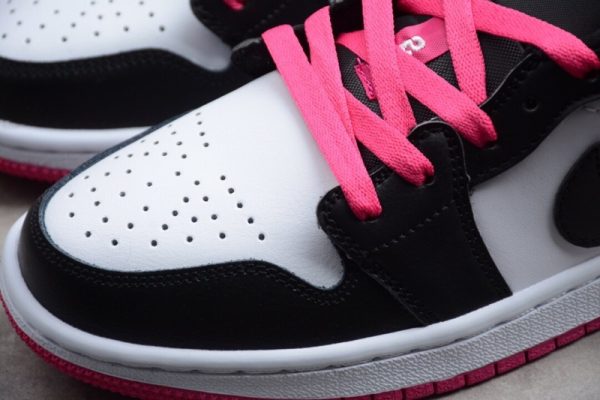 Jordan 1 Low Black Active Fuchsia CK3022-005 - Image 3