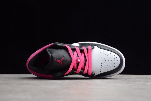 Jordan 1 Low Black Active Fuchsia CK3022-005 - Image 5