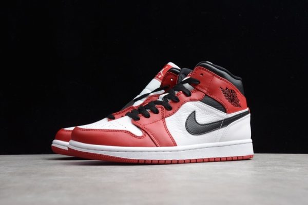 Jordan 1 Mid Chicago (2020) 554724-173 - Image 4