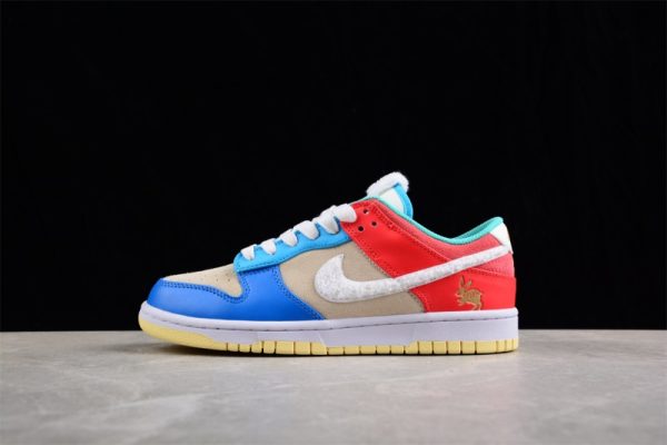 Nike Dunk Low Retro PRM Year of the Rabbit Blue Orange Cream FD4203-111