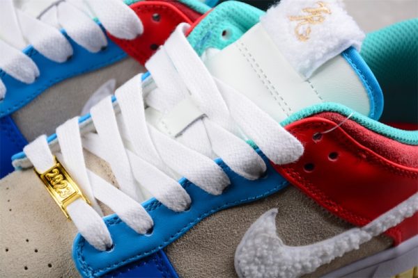 Nike Dunk Low Retro PRM Year of the Rabbit Blue Orange Cream FD4203-111 - Image 2