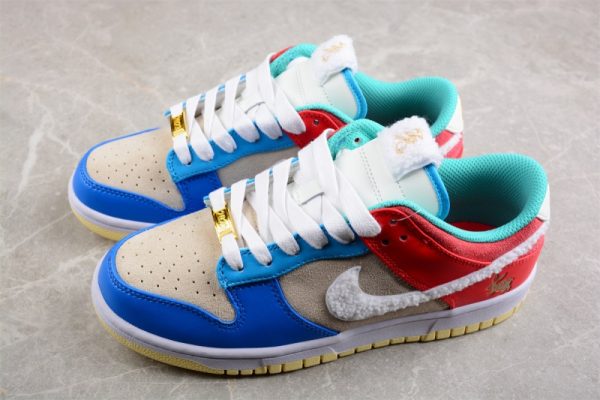 Nike Dunk Low Retro PRM Year of the Rabbit Blue Orange Cream FD4203-111 - Image 4