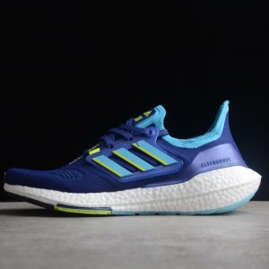 adidas Ultra Boost 22 Legacy Indigo Sky Solar Yellow GX9333