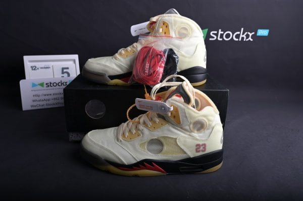 Jordan 5 Retro OFF-WHITE Sail(Retail Batch) DH8565-100