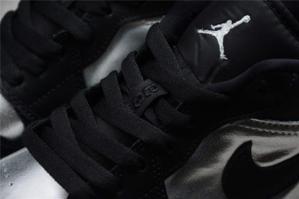Jordan 1 Low SE Black Metallic Silver (W) DA5551-001 - Image 4