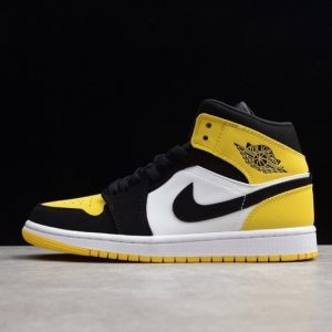 Air Jordan 1 Mid Yellow Toe Black 852542-071
