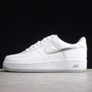 Nike Air Force 1 '07 Low Color of the Month White Metallic Silver DZ6755-100