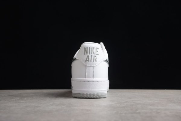 Nike Air Force 1 '07 Low Color of the Month White Metallic Silver DZ6755-100 - Image 5