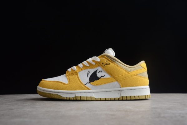 Nike Dunk Low Retro Sun Club Wheat Grass Orange DV1681-100 - Image 2
