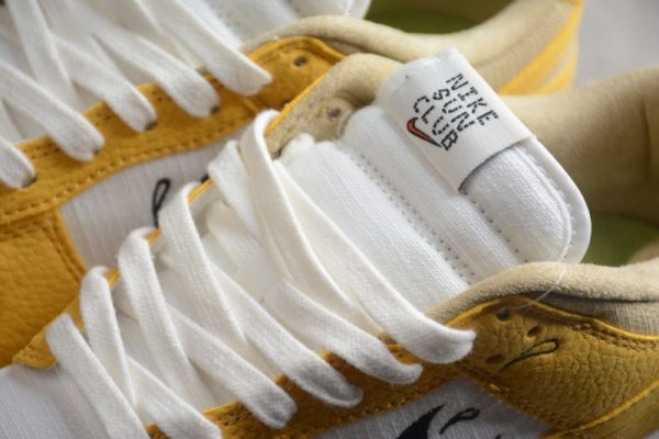Nike Dunk Low Retro Sun Club Wheat Grass Orange DV1681-100 - Image 3