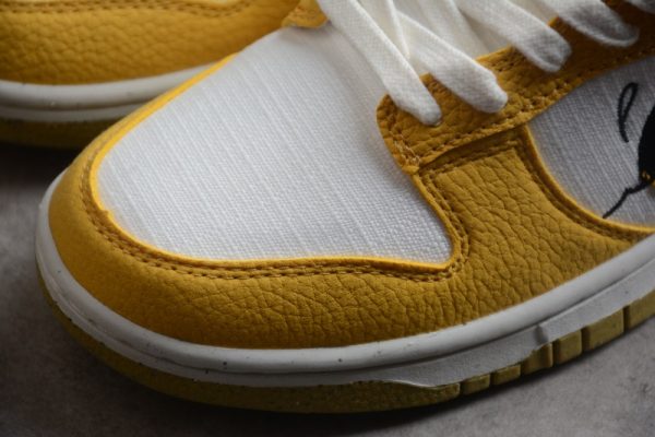 Nike Dunk Low Retro Sun Club Wheat Grass Orange DV1681-100 - Image 4