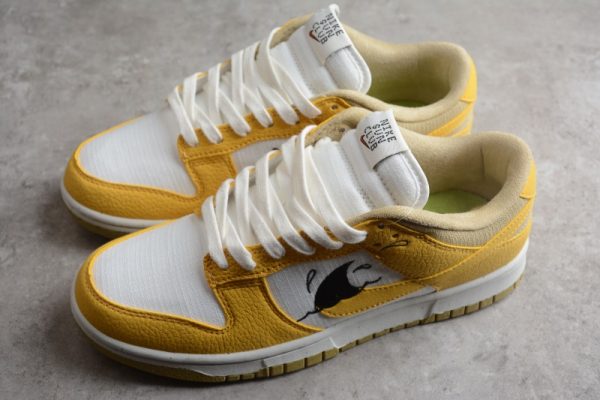 Nike Dunk Low Retro Sun Club Wheat Grass Orange DV1681-100 - Image 5