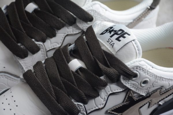 A Bathing Ape Bape SK8 Sta White Silver (SP batch)001FWH801020_WHT_A - Image 3