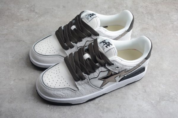 A Bathing Ape Bape SK8 Sta White Silver (SP batch)001FWH801020_WHT_A - Image 5