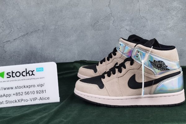 Jordan 1 Mid Dirty Powder Iridescent (W)  BQ6472-602 - Image 2