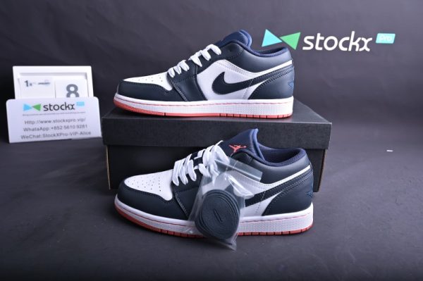 Jordan 1 Low Obsidian Ember Glow 553558-481