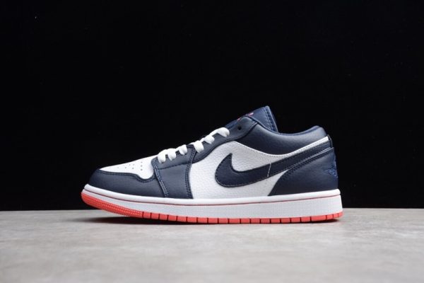 Jordan 1 Low Obsidian Ember Glow 553558-481 - Image 2