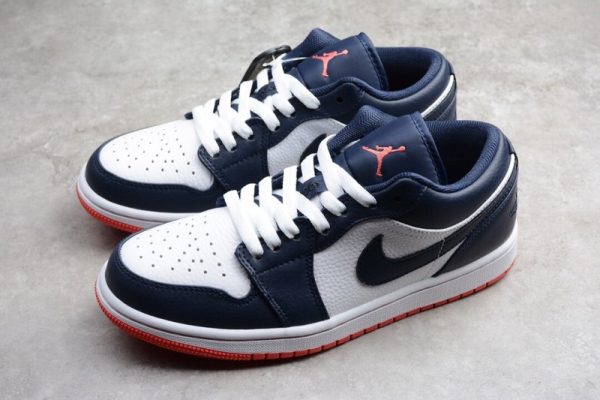 Jordan 1 Low Obsidian Ember Glow 553558-481 - Image 3