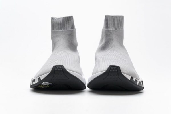 Ba***ci*ga Stretch Mesh High Top Sneaker Grey - Image 5