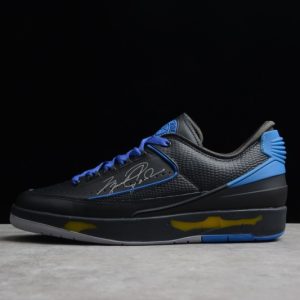 Jordan 2 Retro Low SP Off-White Black Blue(Retail Batch)DJ4375-004