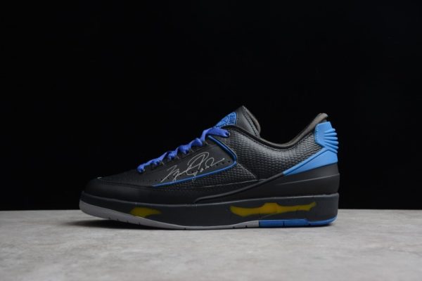 Jordan 2 Retro Low SP Off-White Black Blue(Retail Batch)DJ4375-004