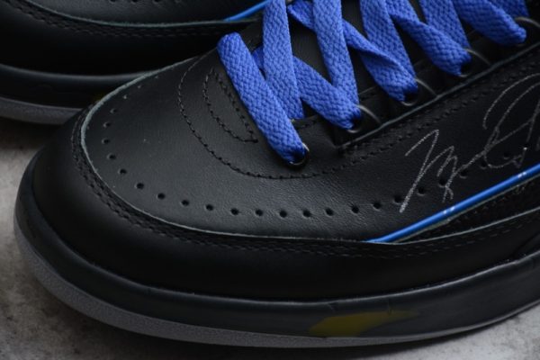 Jordan 2 Retro Low SP Off-White Black Blue(Retail Batch)DJ4375-004 - Image 2