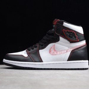 Jordan 1 Retro High Defiant White Black Gym Red CD6579-071
