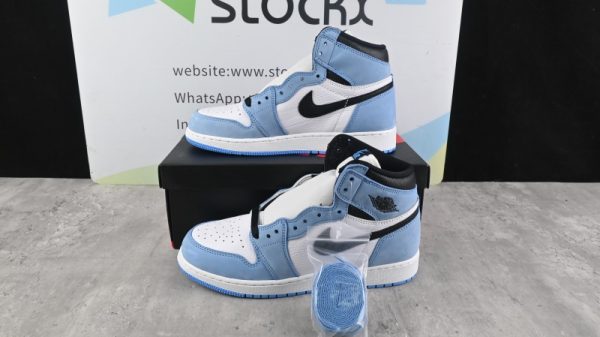 Jordan 1 Retro High White University Blue Black 555088-134 - Image 2