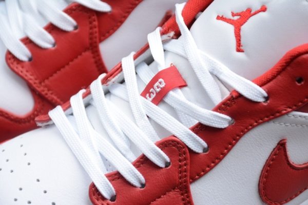 Jordan 1 Low Gym Red White 553558-611 - Image 3