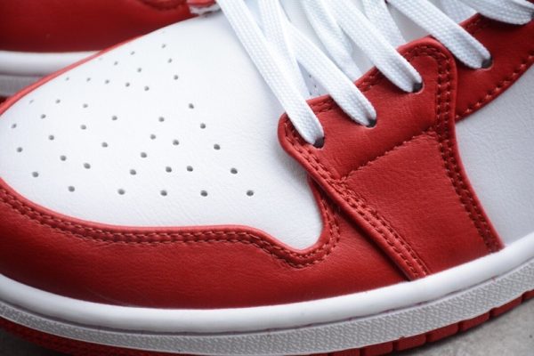 Jordan 1 Low Gym Red White 553558-611 - Image 4