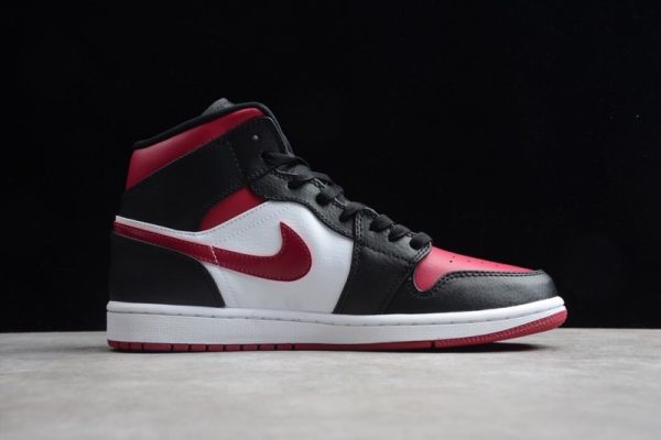 Jordan 1 Mid Bred Toe 554724-066 - Image 5