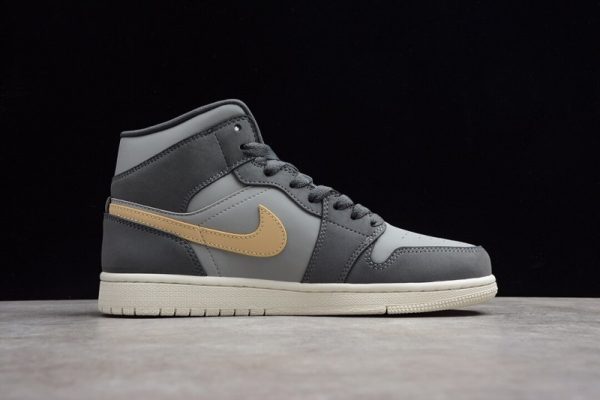 Jordan 1 Mid Grey Onyx (W) BQ6472-020 - Image 2