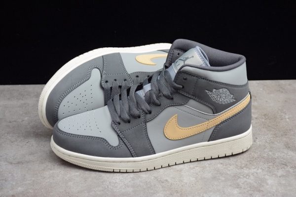 Jordan 1 Mid Grey Onyx (W) BQ6472-020 - Image 3