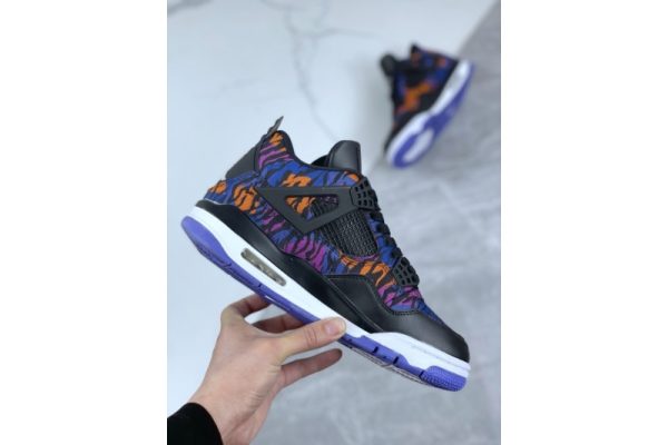 Jordan 4 Retro Black Rush Violet (GS)  BQ9043-005 - Image 4