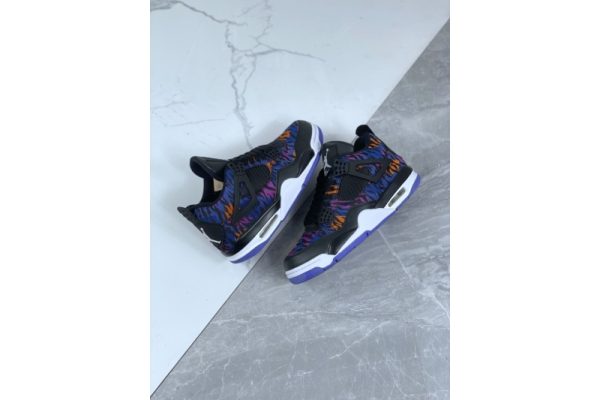 Jordan 4 Retro Black Rush Violet (GS)  BQ9043-005 - Image 5