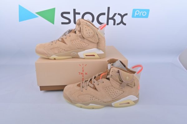 Jordan 6 Retro Travis Scott British Khaki(Retail Batch) DH0690-200