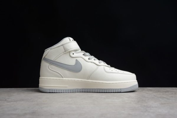 Cheap Undefeated x Nike Air Force 1 Mid SU19 Beige Silver AO6617-306 - Image 5