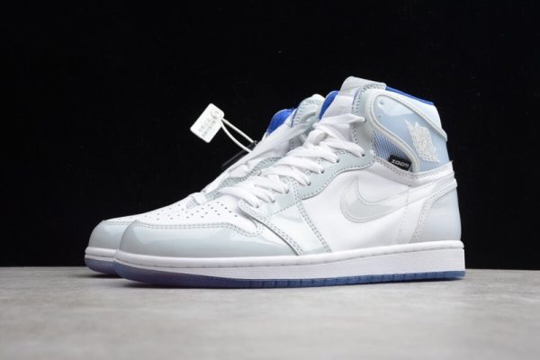 Jordan 1 Retro High Zoom White Racer Blue CK6637-104 - Image 5