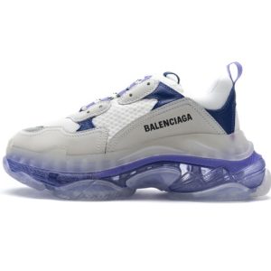 Ba***ci*ga Triple S White Purple 544351 W09E1 1322(SP batch)
