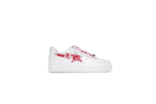 A Bathing Ape Bape Sta Low White ABC Camo Pink (2021)(SP batch) 1H20191045-PNK - Image 4