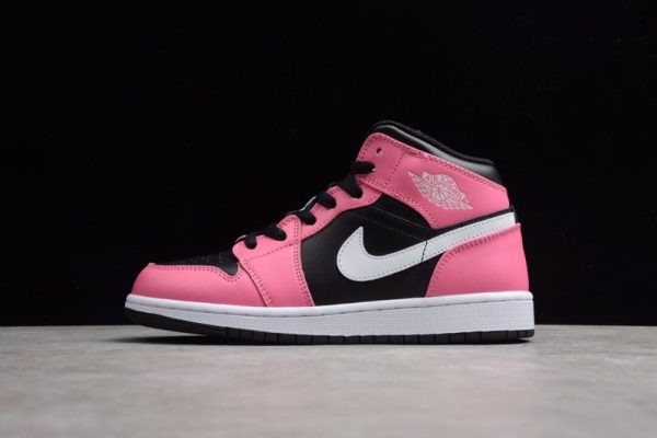 Jordan 1 Mid Pinksicle (GS) 555112-002