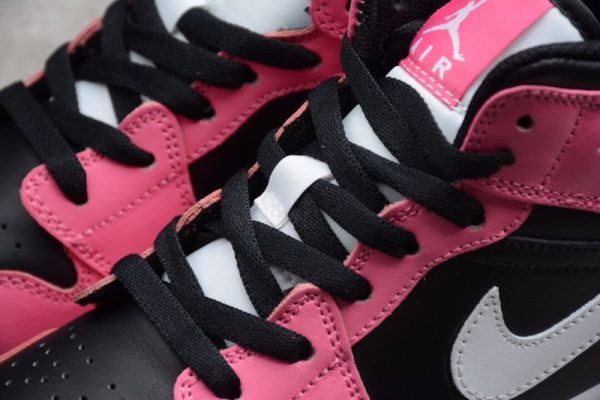Jordan 1 Mid Pinksicle (GS) 555112-002 - Image 2