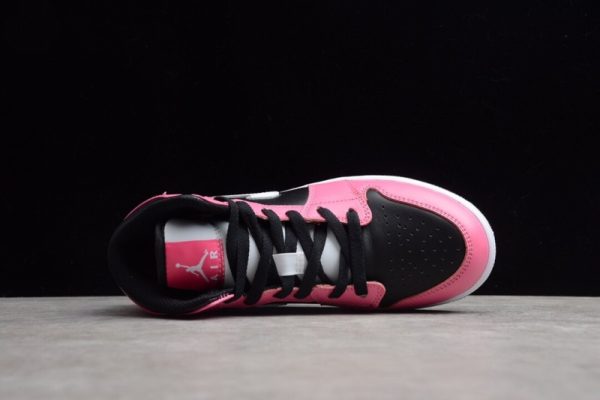 Jordan 1 Mid Pinksicle (GS) 555112-002 - Image 3