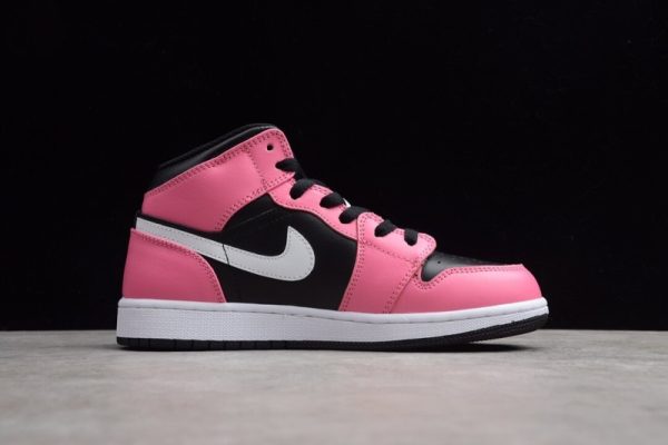Jordan 1 Mid Pinksicle (GS) 555112-002 - Image 4