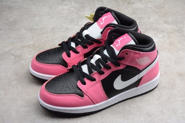 Jordan 1 Mid Pinksicle (GS) 555112-002 - Image 5