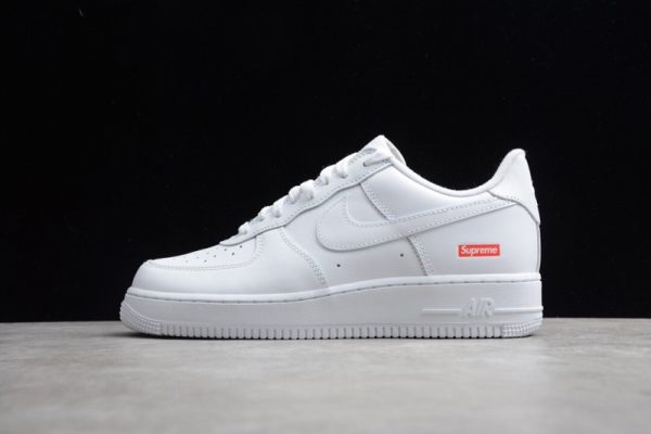 Nike Air Force 1 Low Supreme White CU9225-100 - Image 2
