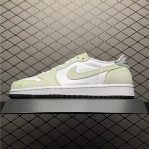 Jordan 1 Retro Low White Ghost Green Black DM7837-103